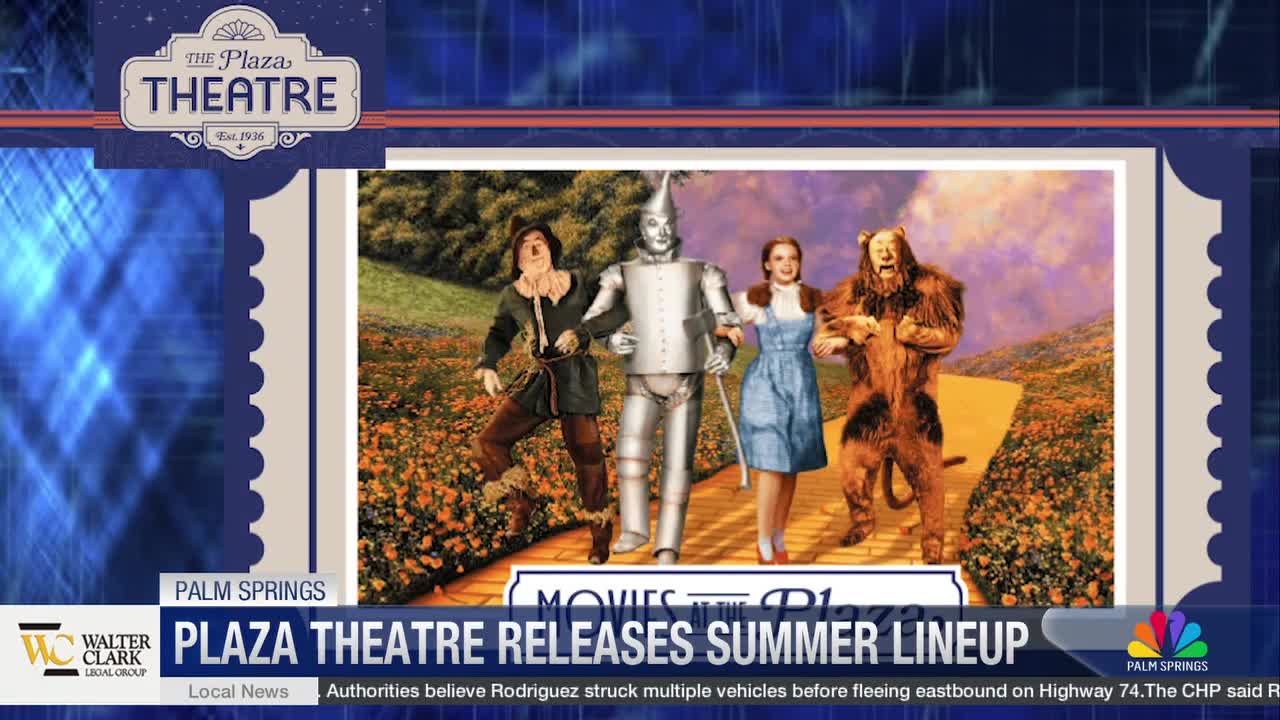 Palm Springs Historic Plaza Theatre Unveils Summer Entertainment Lineup