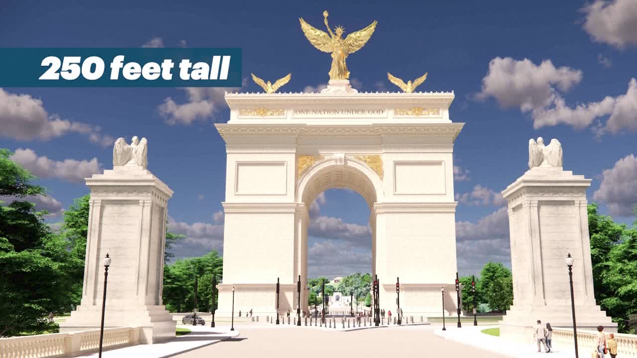 Proposed 250-Foot 'United States Triumphal Arch' Faces Crucial Federal Vote Amid Jurisdictional Debate