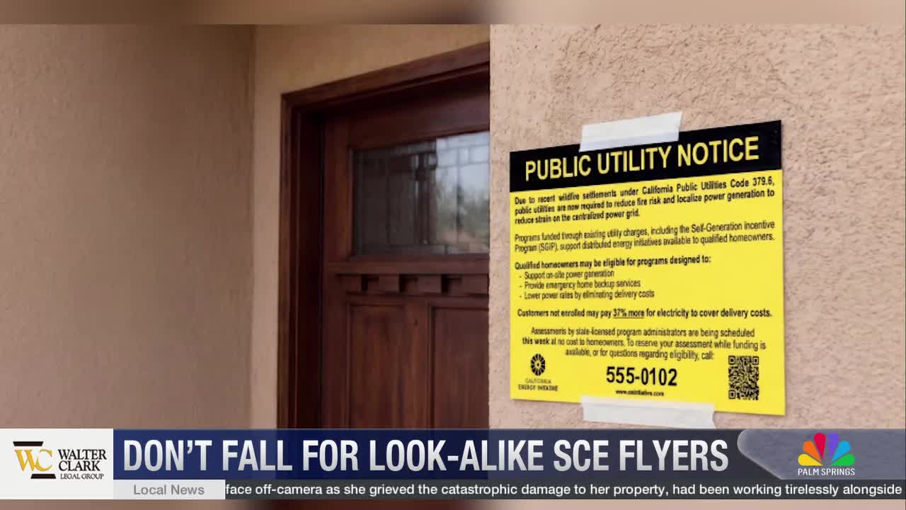 Scam Alert: Fake Edison Flyers Target Southern California Customers