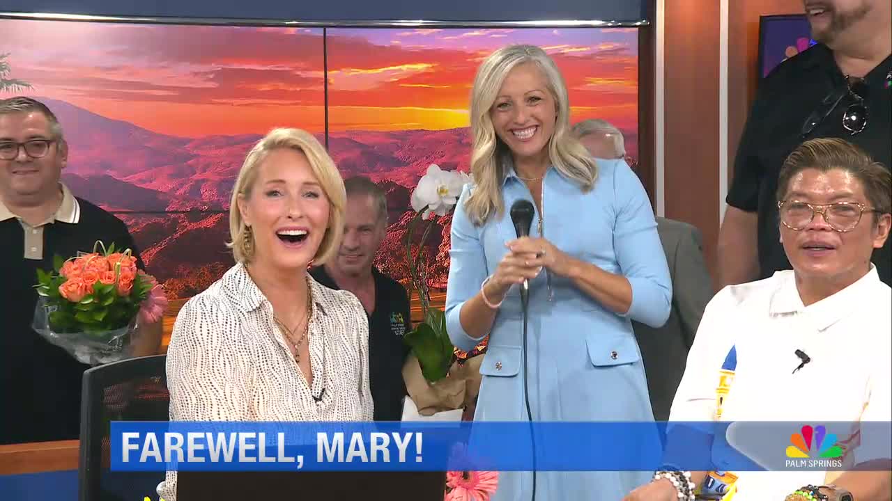 NBC Palm Springs Morning Anchor Mary Strong Signs Off After Emotional Farewell