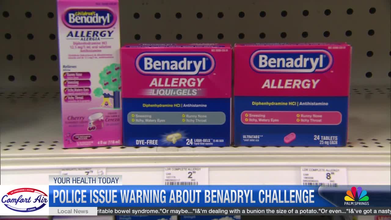 Authorities Warn Parents About Dangerous "Benadryl Challenge"