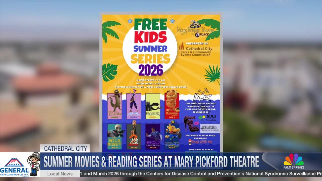 Free Summer Movie Series Helps Inspire Young Readers in Cathedral City