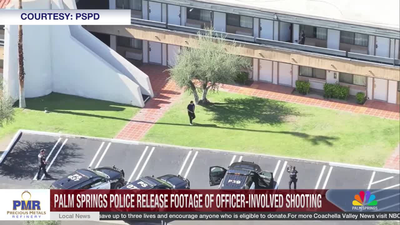 Palm Springs police release body cam footage from May officer-involved shooting