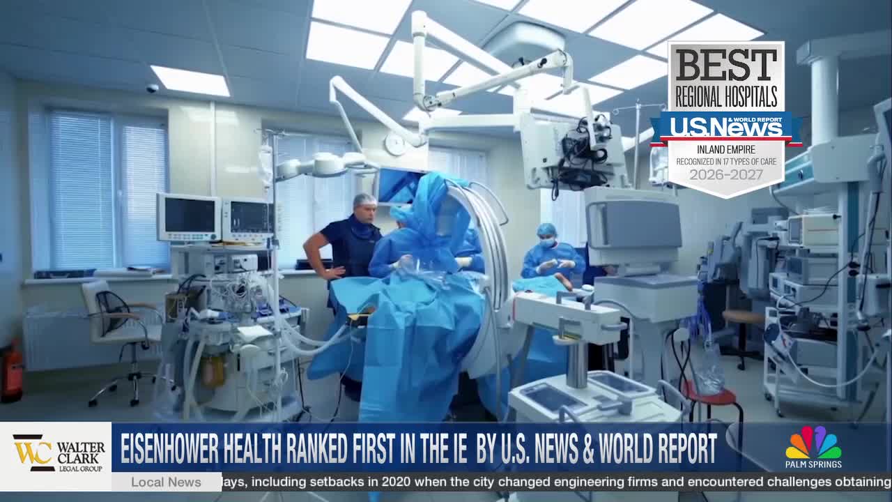 Eisenhower Health Named Top Hospital in Inland Empire by U. S. News & World Report