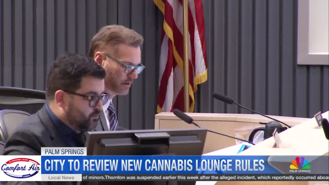 Palm Springs City Council to Vote on New Cannabis Lounge Rules