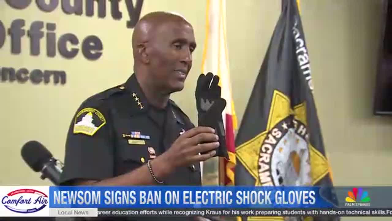 California Bans Law Enforcement Use of Electric Shock Gloves