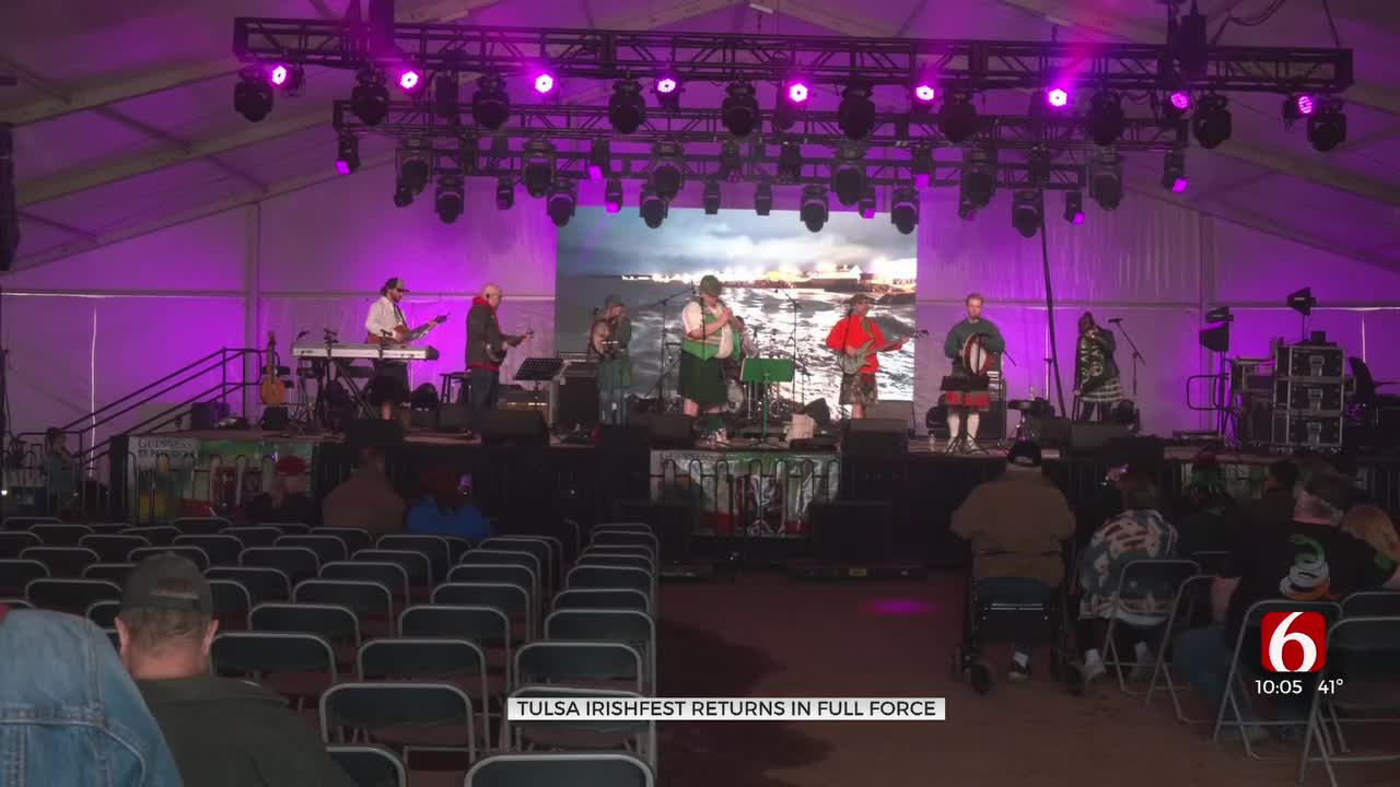 Crowds Show Out For Return Of Tulsa IrishFest