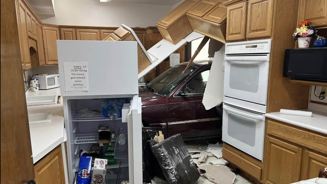 No Injuries Reported After Car Crashes Into Senior Nutrition Center In Pryor