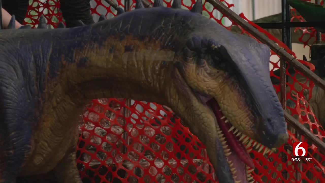 Tulsa's Expo Square Offers Interactive Dinosaur Experience With Jurassic Quest