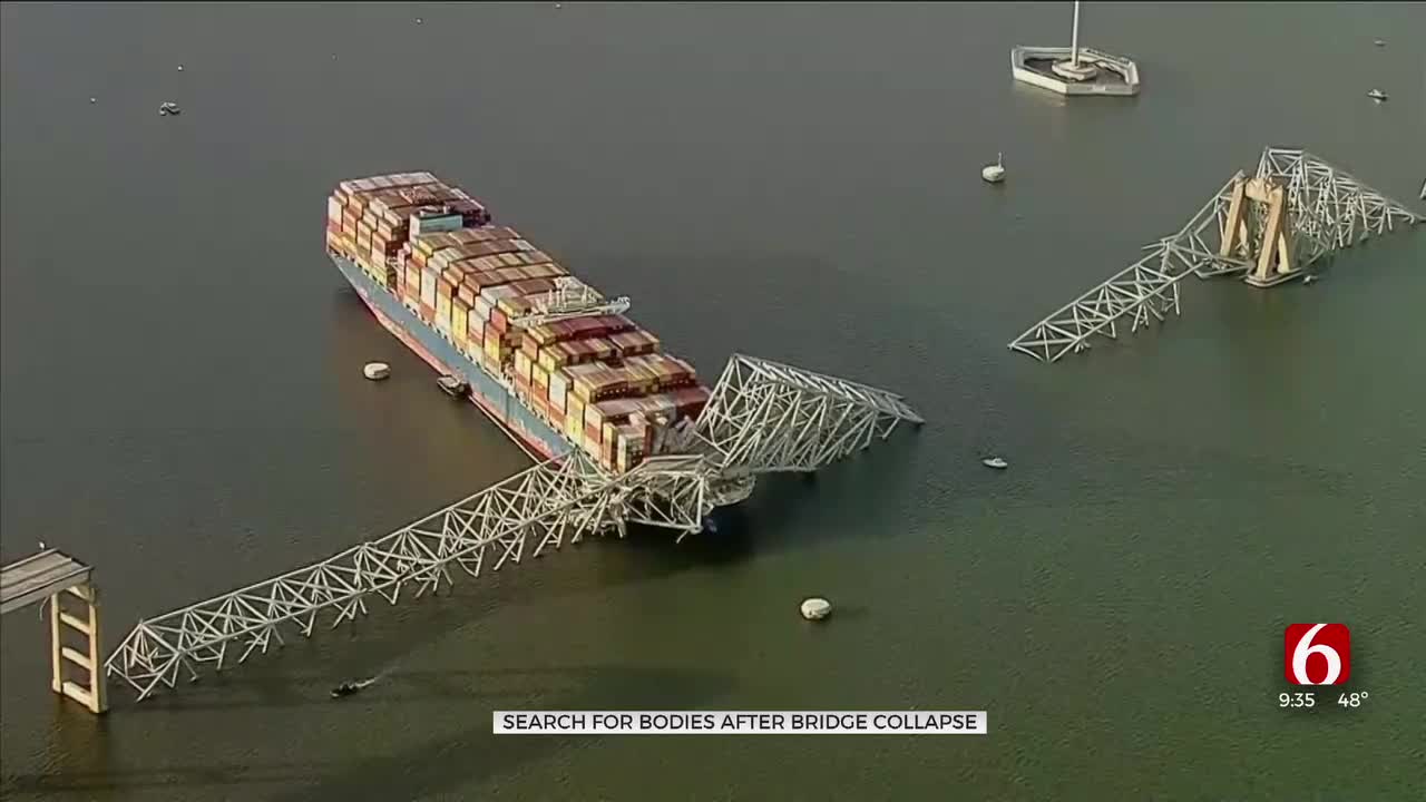 Bodies Of Two People Recovered In Vehicle From Francis Scott Key Bridge Collapse Site