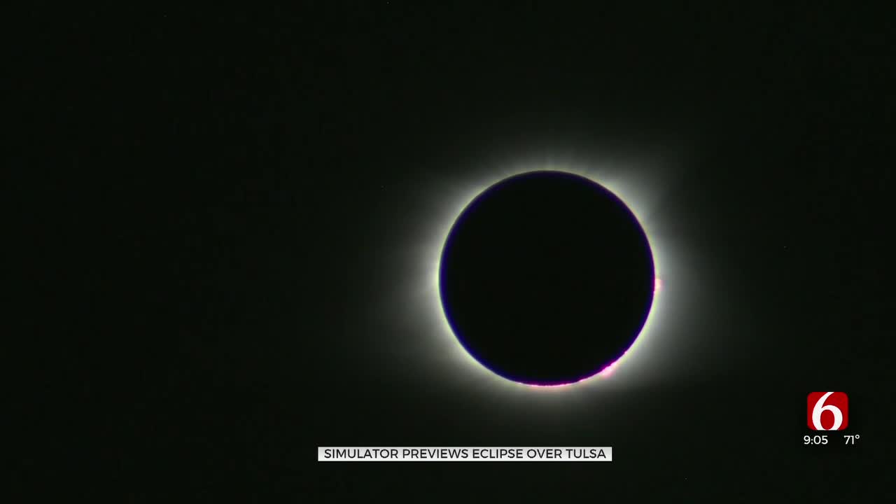 Solar Eclipse Simulation Predicts 95% Totality For Tulsa