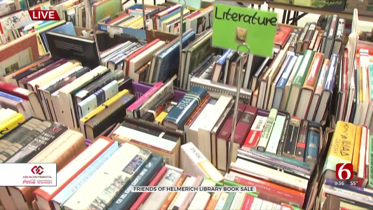 Friends Of Tulsa's Helmerich Library Hosts Used Book Sale