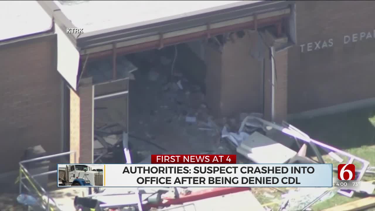 Truck Plows Into Texas DPS Office In 'Intentional' Act, Killing 1, Officials Say
