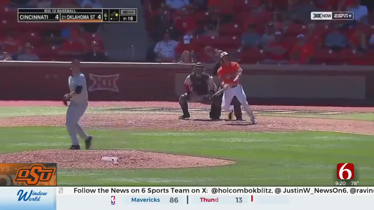Cowboy Baseball Sweeps Cincinnati