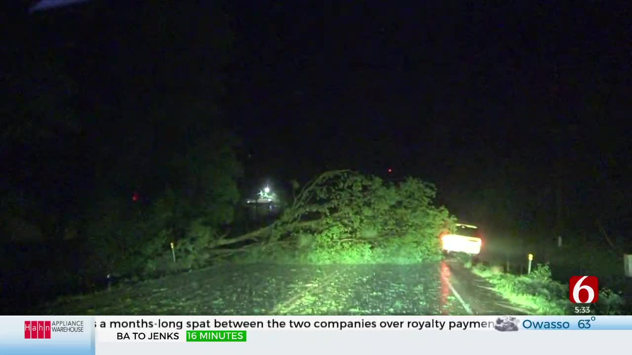 Some Trees Uprooted, Damage Reported Near Fort Gibson Lake After ...