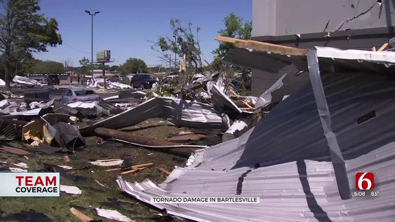 Bartlesville Businesses Clean Up Following Tornado