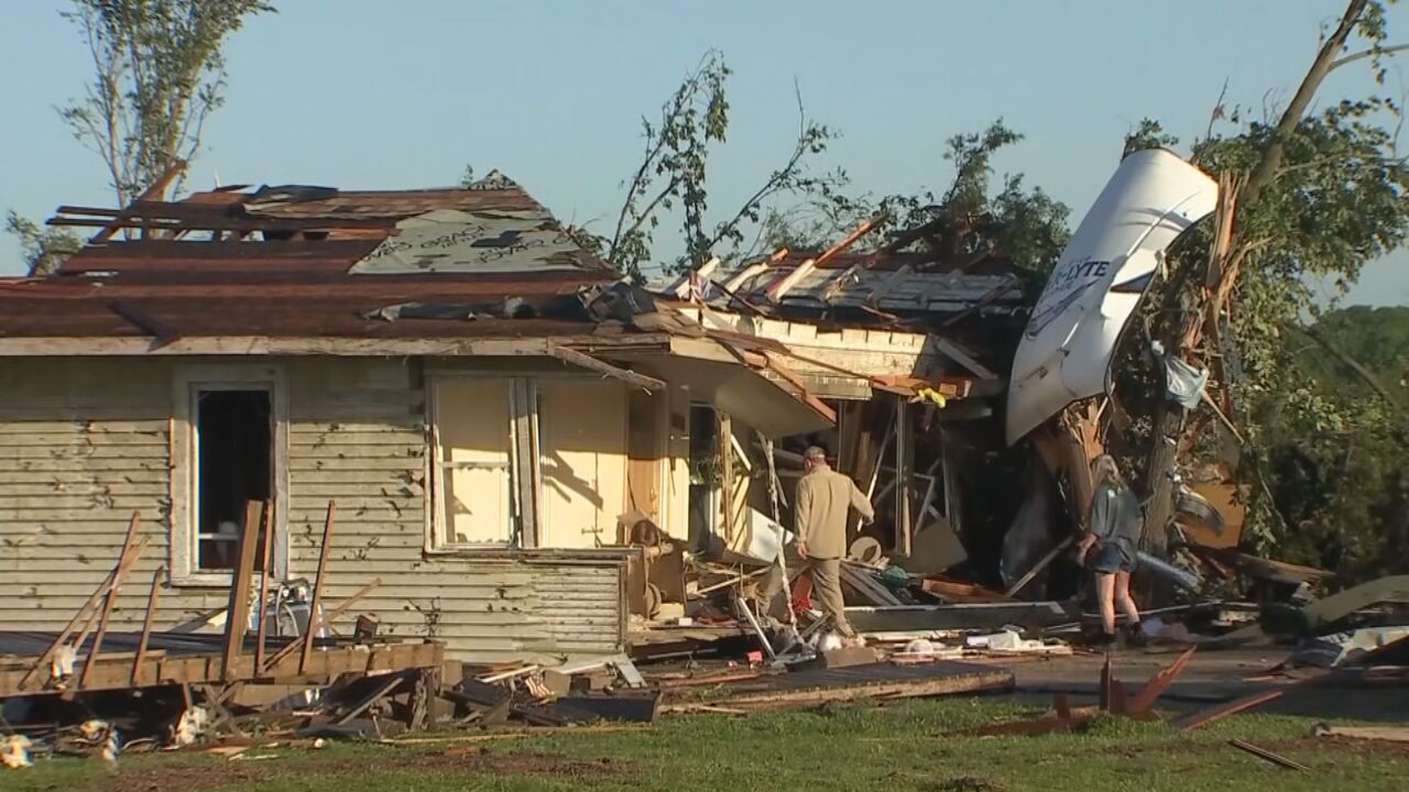 Barnsdall Community Was Still Picking Up The Pieces From The Last Tornado