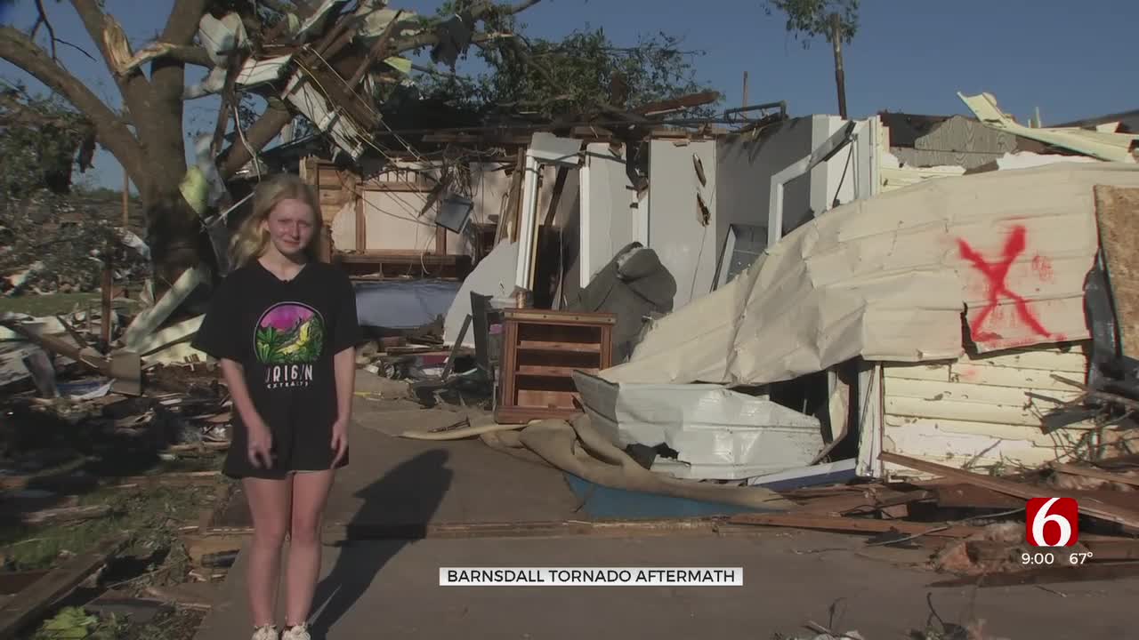 Barnsdall Teenager Puts Dreams On Hold After Devastating Tornado Destroys Her Childhood Home