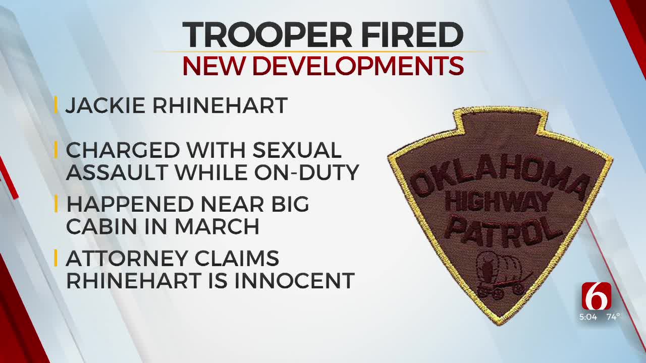 Oklahoma Highway Patrol Trooper Fired, Accused Of Sexual Battery During Traffic Stop