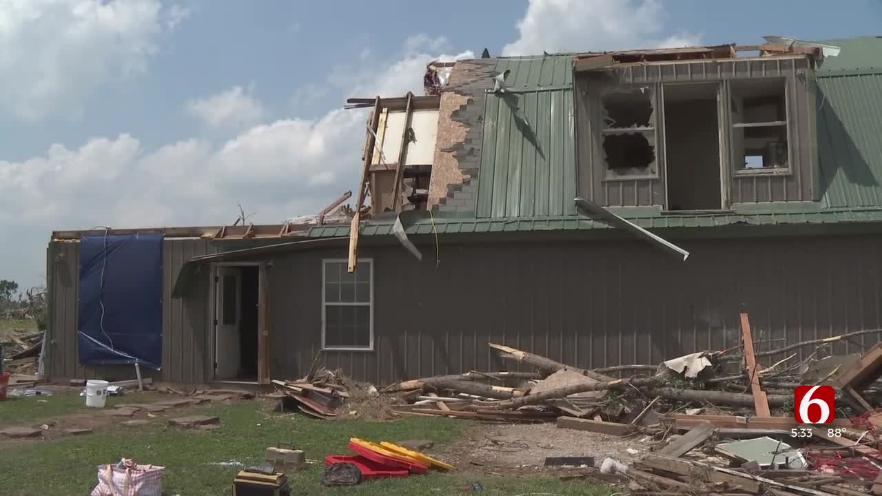 We Can Rebuild': Claremore Family Narrowly Escapes Damaging Tornado Unharmed