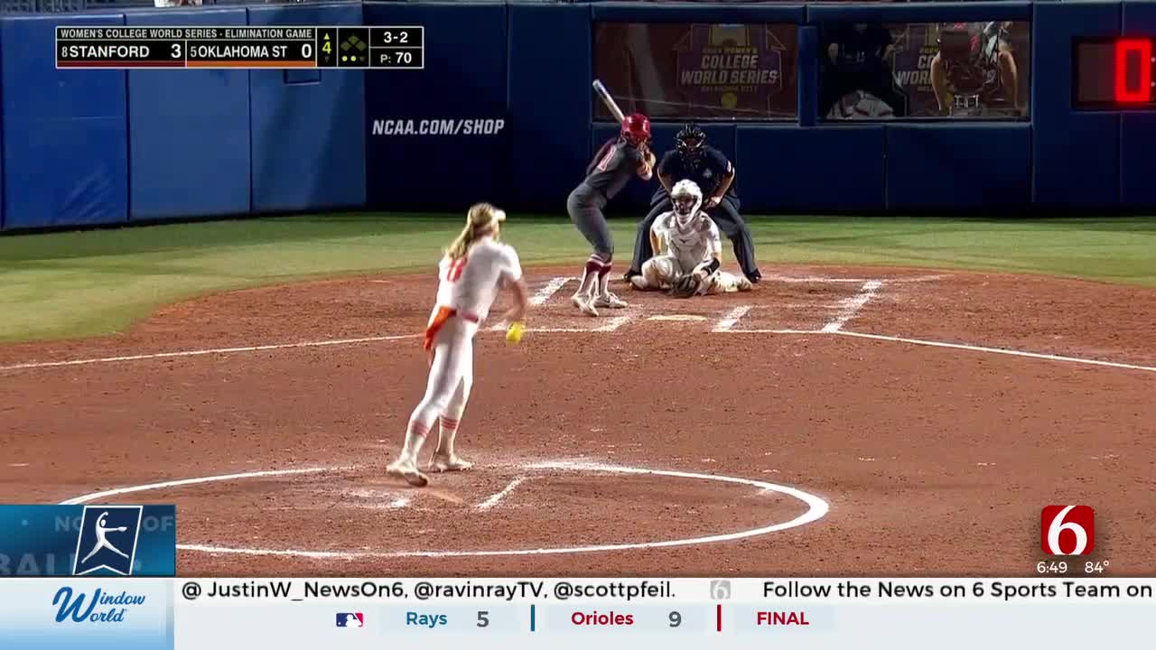 Cowgirl Softball Season Ends At WCWS, Falls To Stanford 8-0
