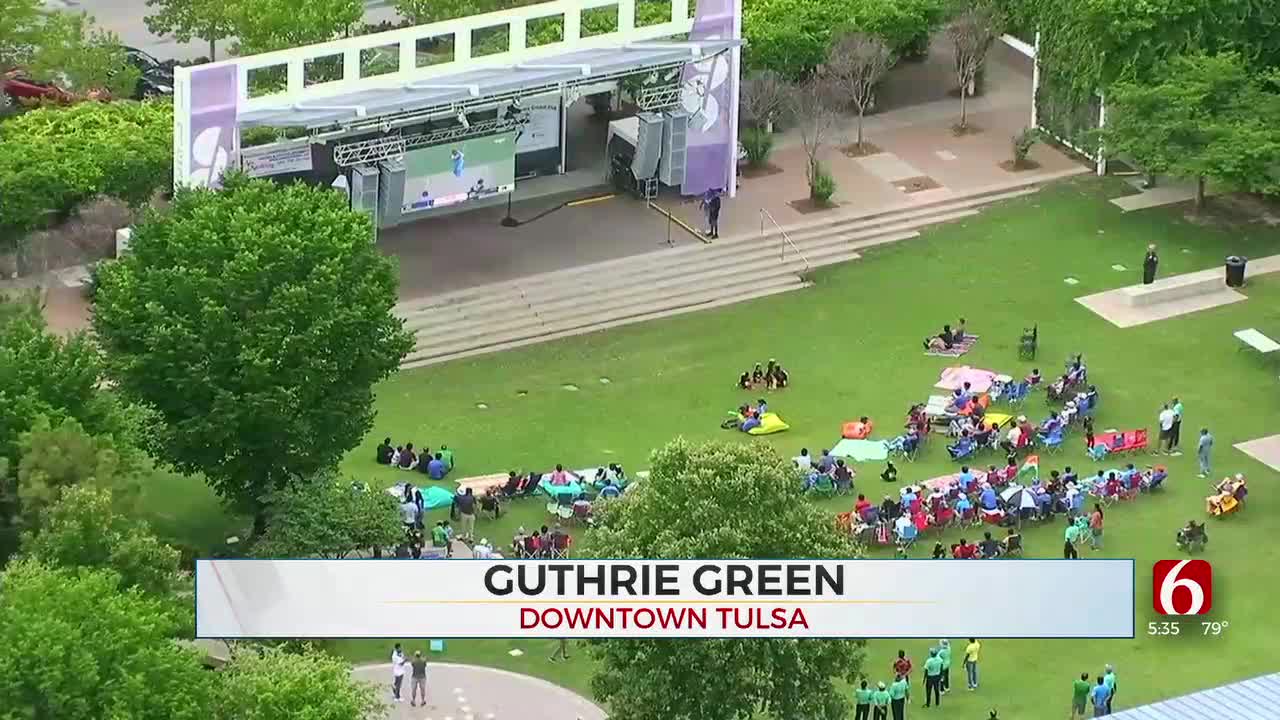 Green Country Cricket Club Holds World Cup Watch Party On Guthrie Green
