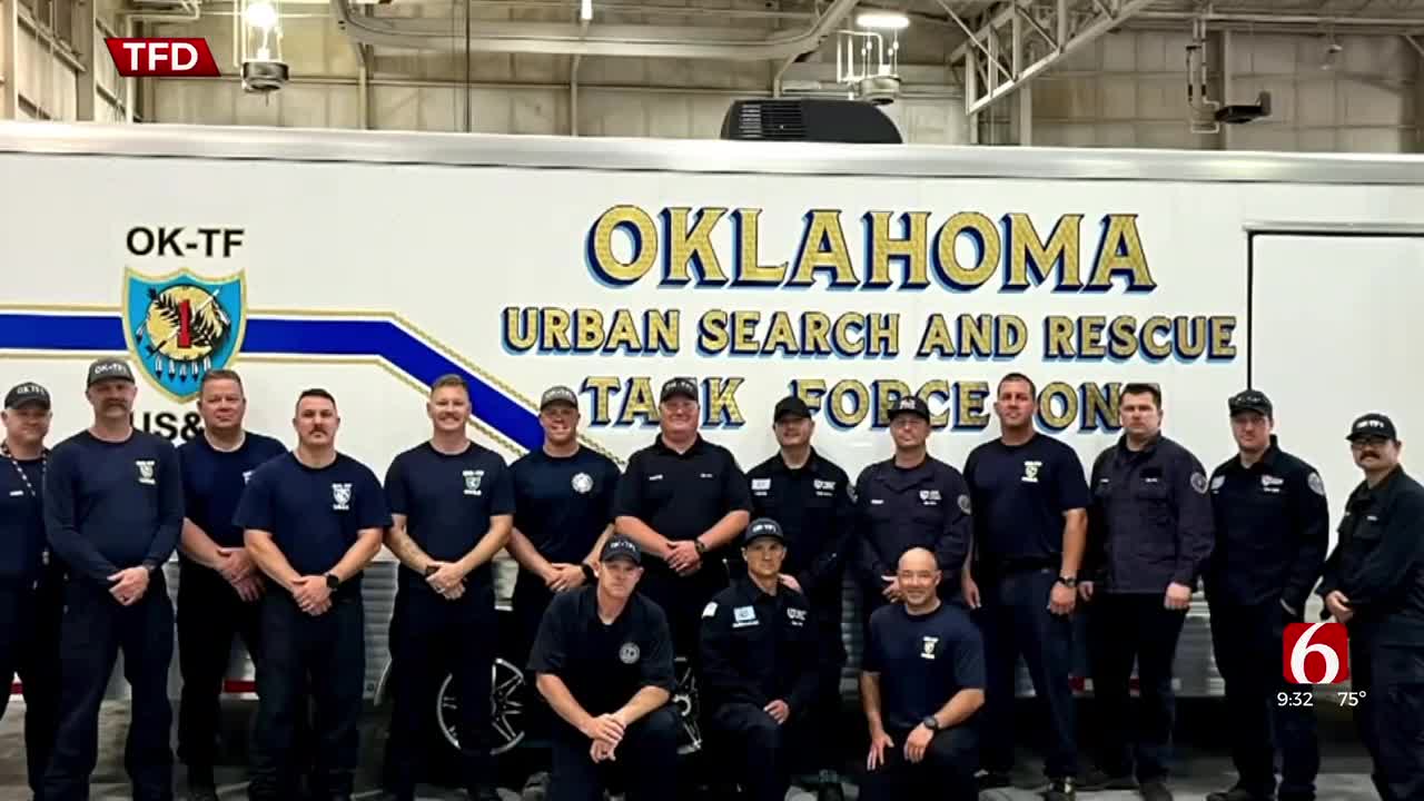 Oklahoma Task Force One Returning Home From Texas On Monday