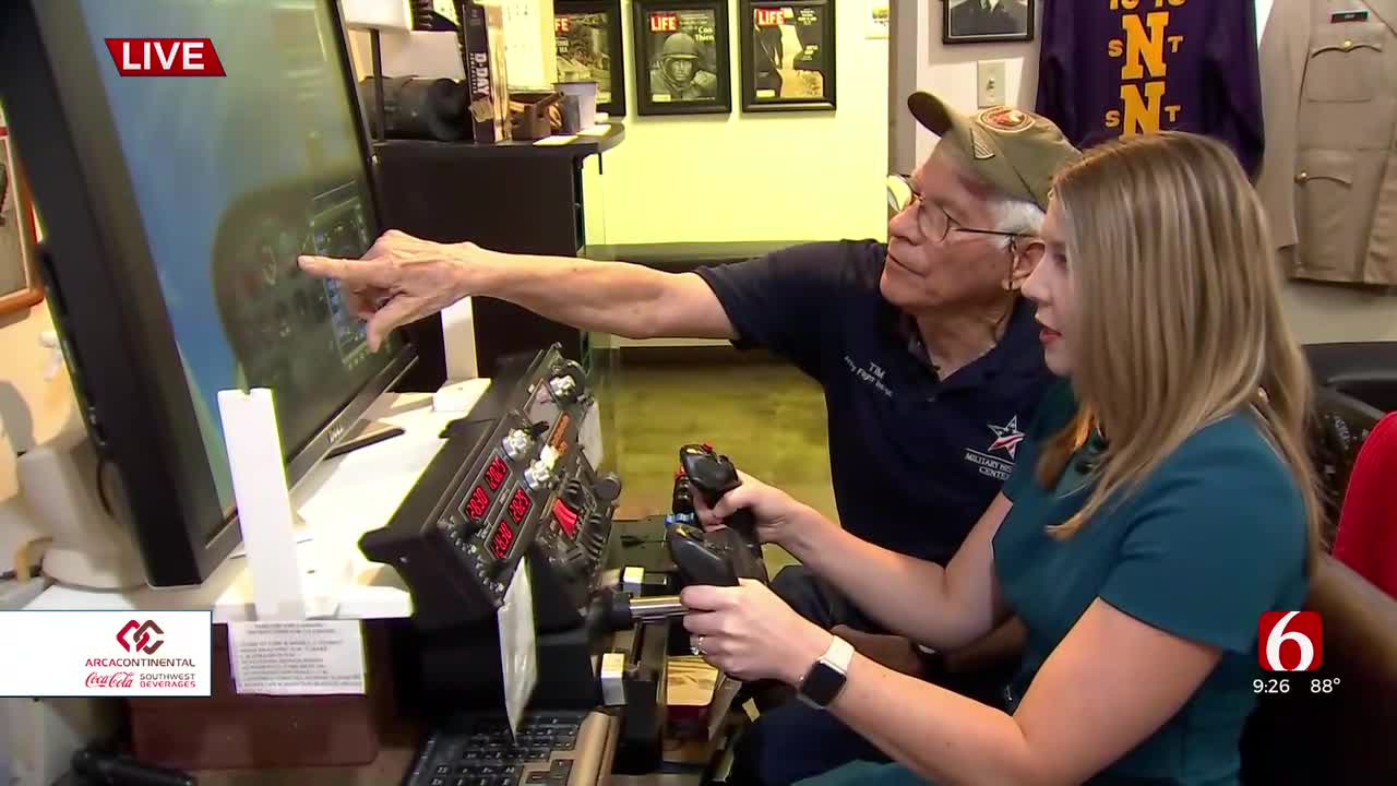 PORCH: Oklahoma Military History Center Offers Classes With New Flight Simulator