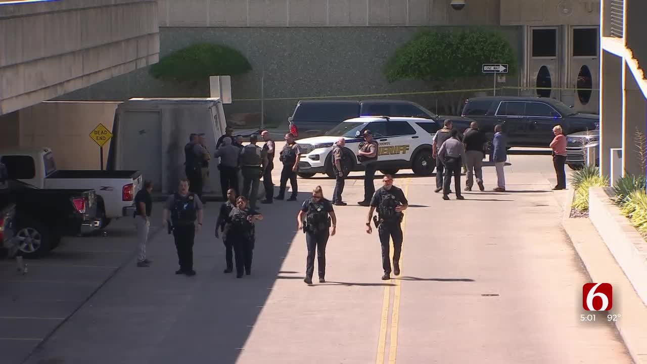 2 Men Being Questioned In Connection To Shooting Outside Tulsa County Courthouse