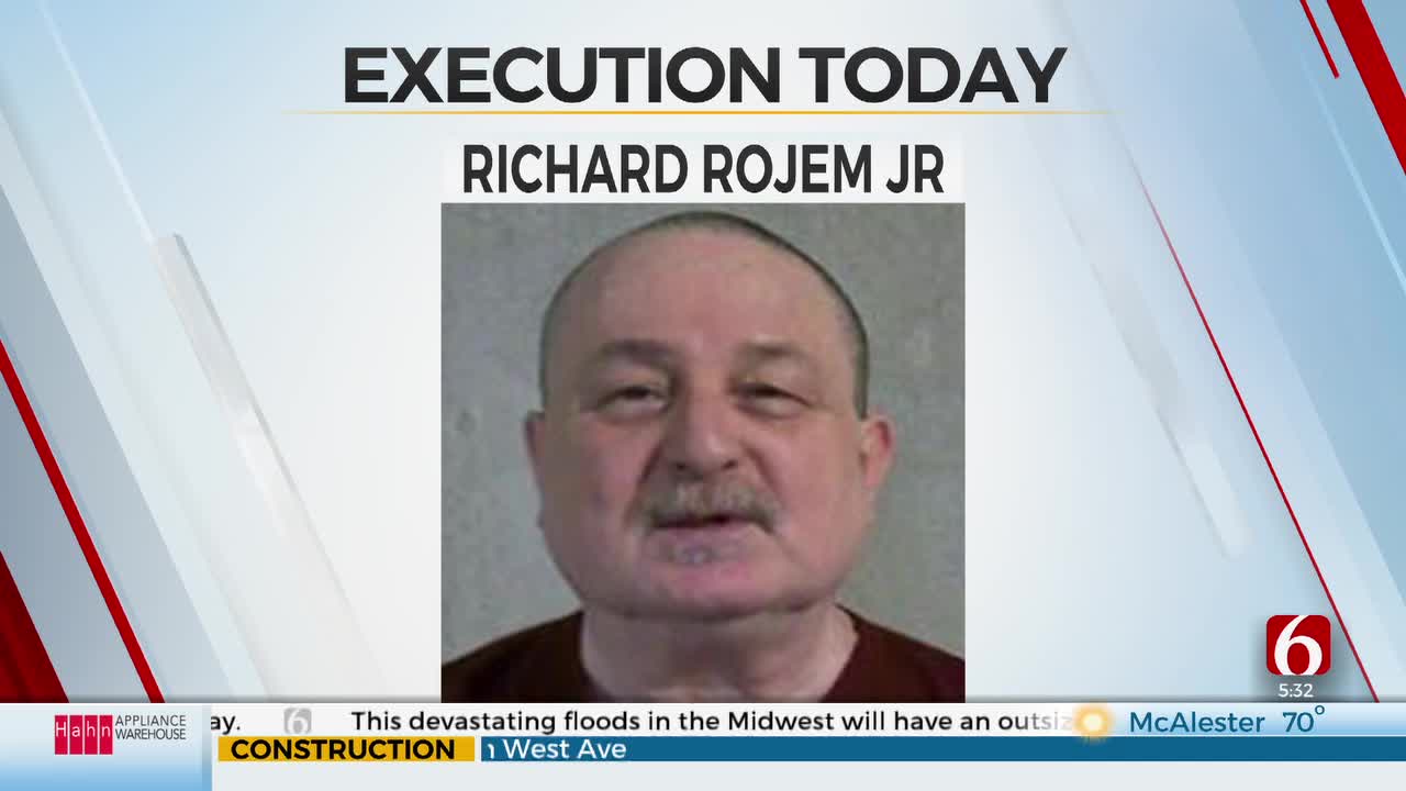Death row inmate Richard Rojem Jr. of Oklahoma was executed for the rape and murder of a seven-year-old girl in 1984.