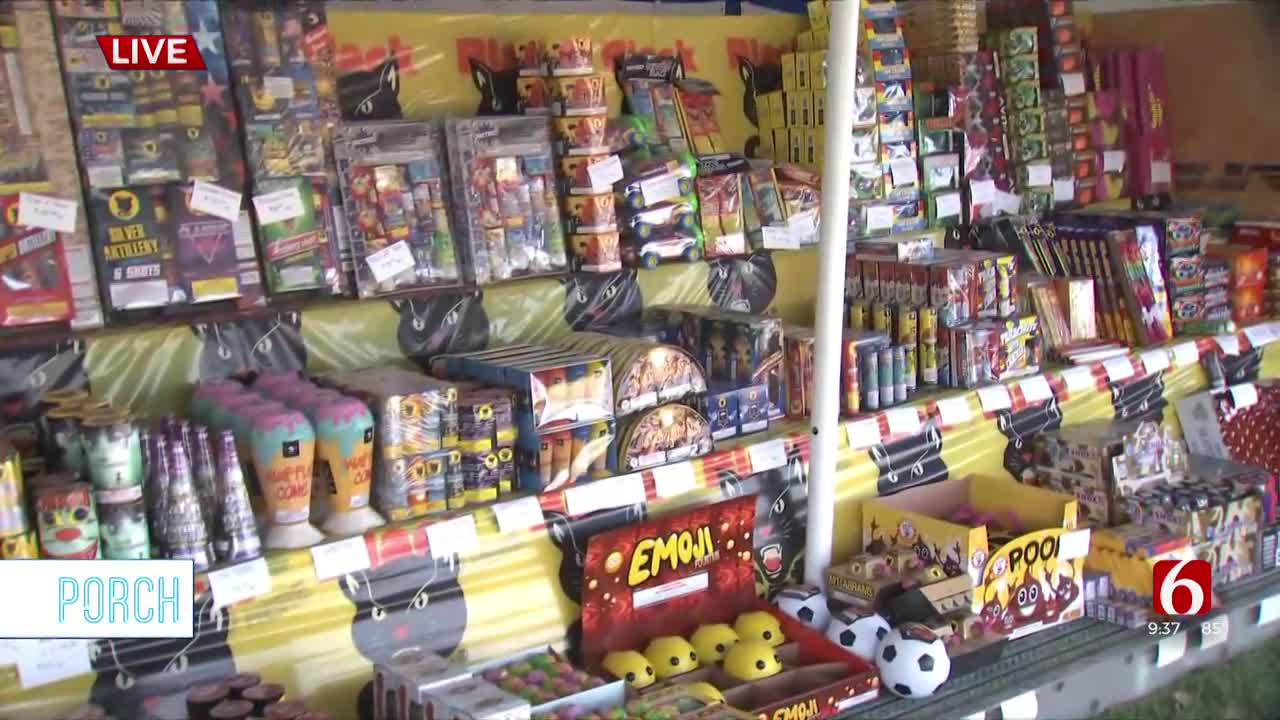PORCH: Family-Owned Firework Stand In Tulsa Prepared For July 4th Holiday