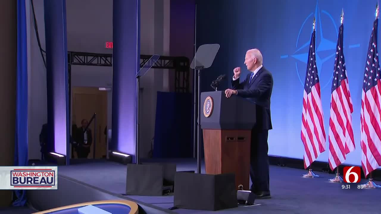 President Biden Holds Solo News Conference, Remains Committed To Campaign