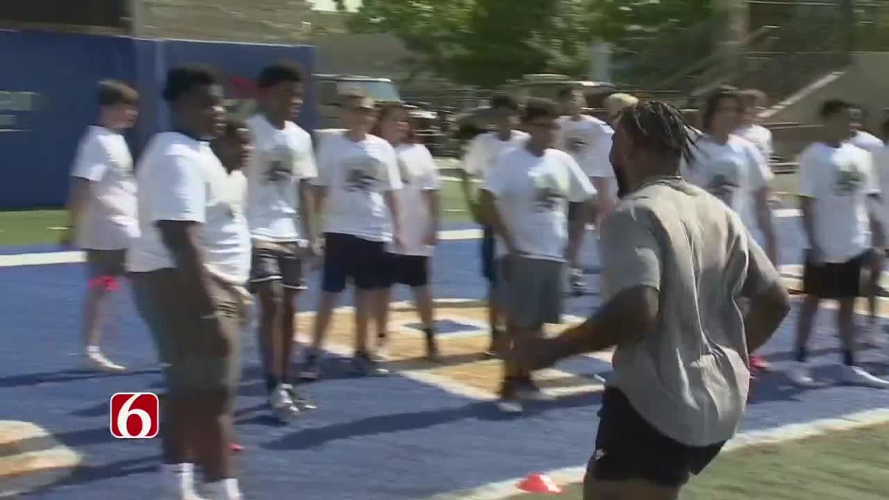 Making A Difference': Former McLain Standout Josh Jacobs Holds Football Camp