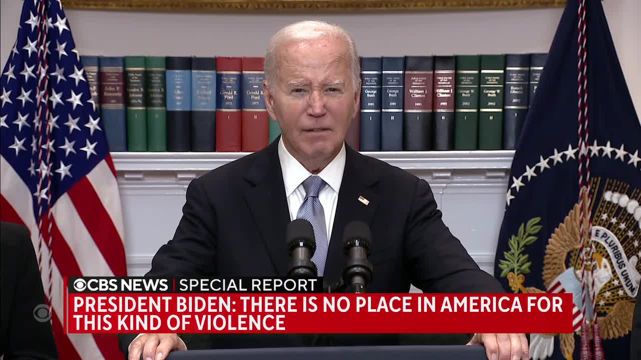 President Biden Speaks From White House After Assassination Attempt On Trump