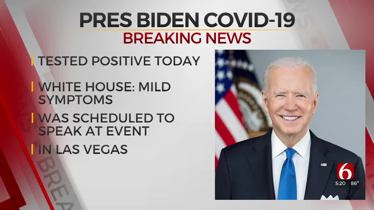 President Joe Biden Tests Positive For Covid-19 While Campaigning In Las Vegas