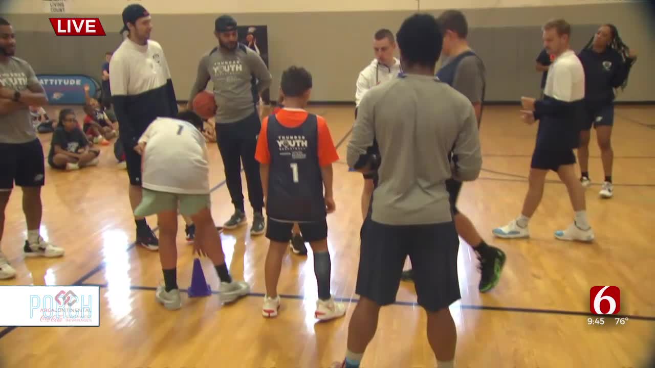 The Porch: Oklahoma City Thunder Hosts Youth Basketball Camp In Tulsa