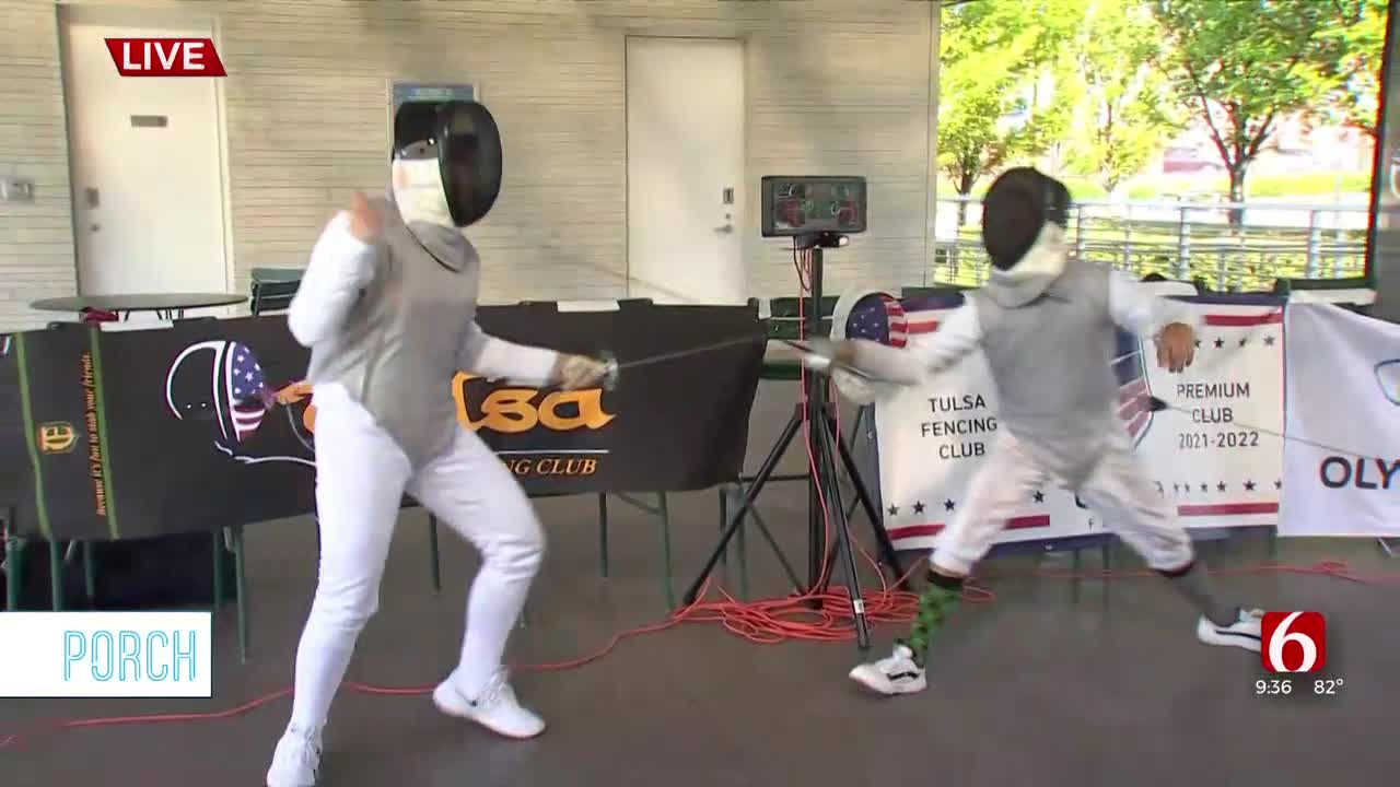 The Porch: Tulsa Club Offers Fencing Classes As Olympics Sparks Interest In The Sport