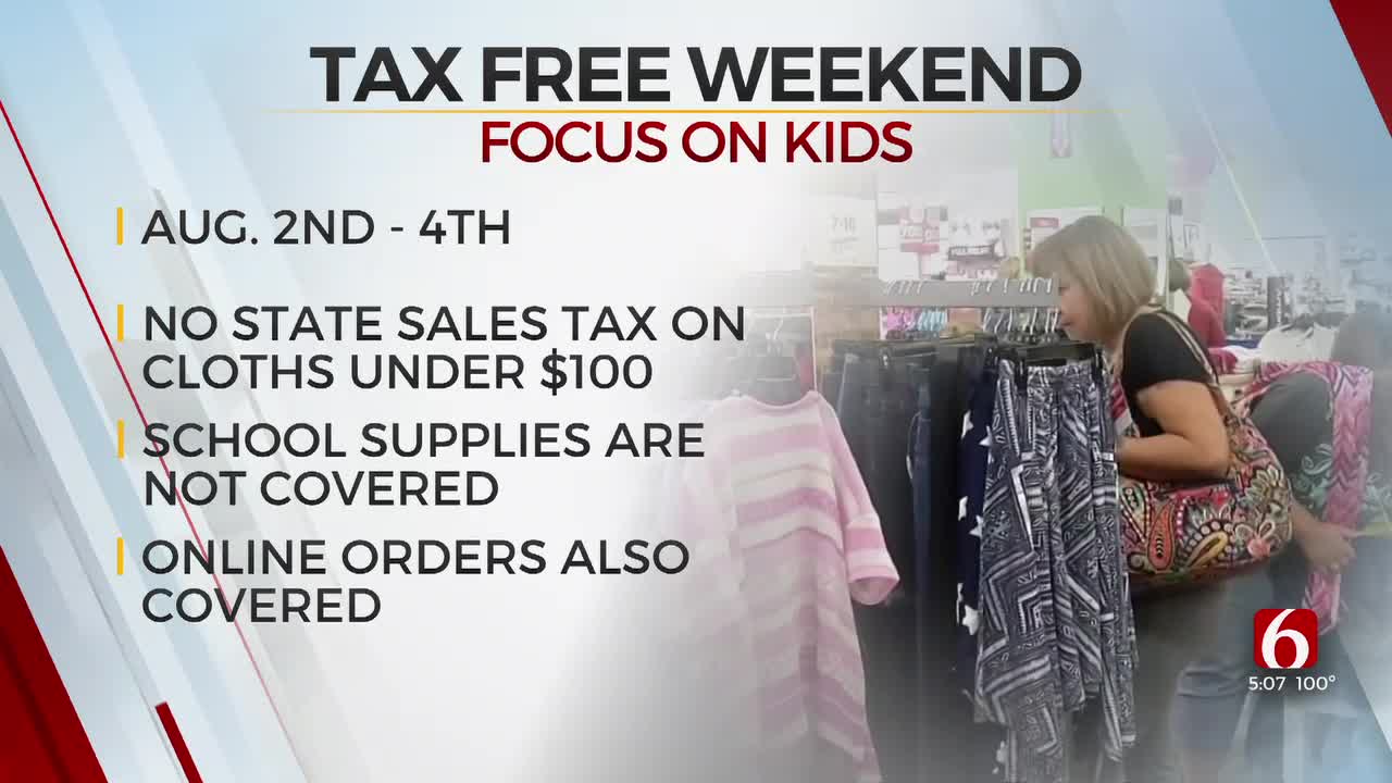 Tax-Free Weekend Begins Friday In Oklahoma