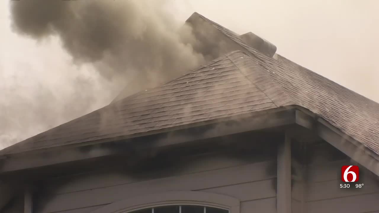 Firefighters Respond To Broken Arrow House Fire