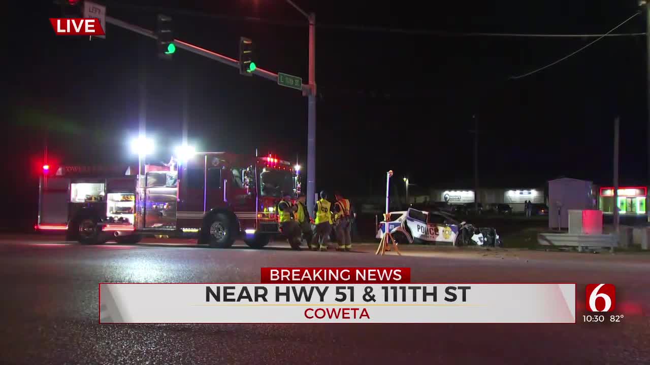 1 Injured In Coweta Crash Involving Police Cruiser