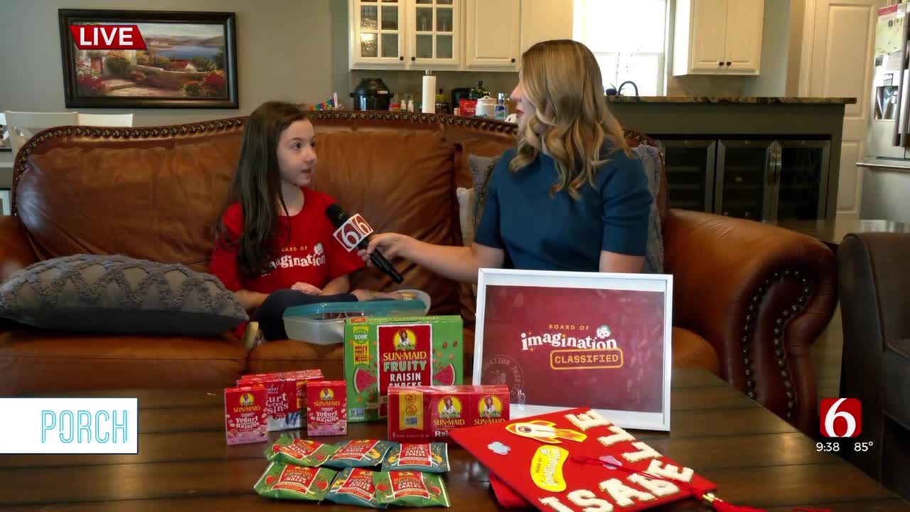 The Porch: 8-Year-Old Tulsa Girl Develops New Product Ideas For Sun-Maid Raisins