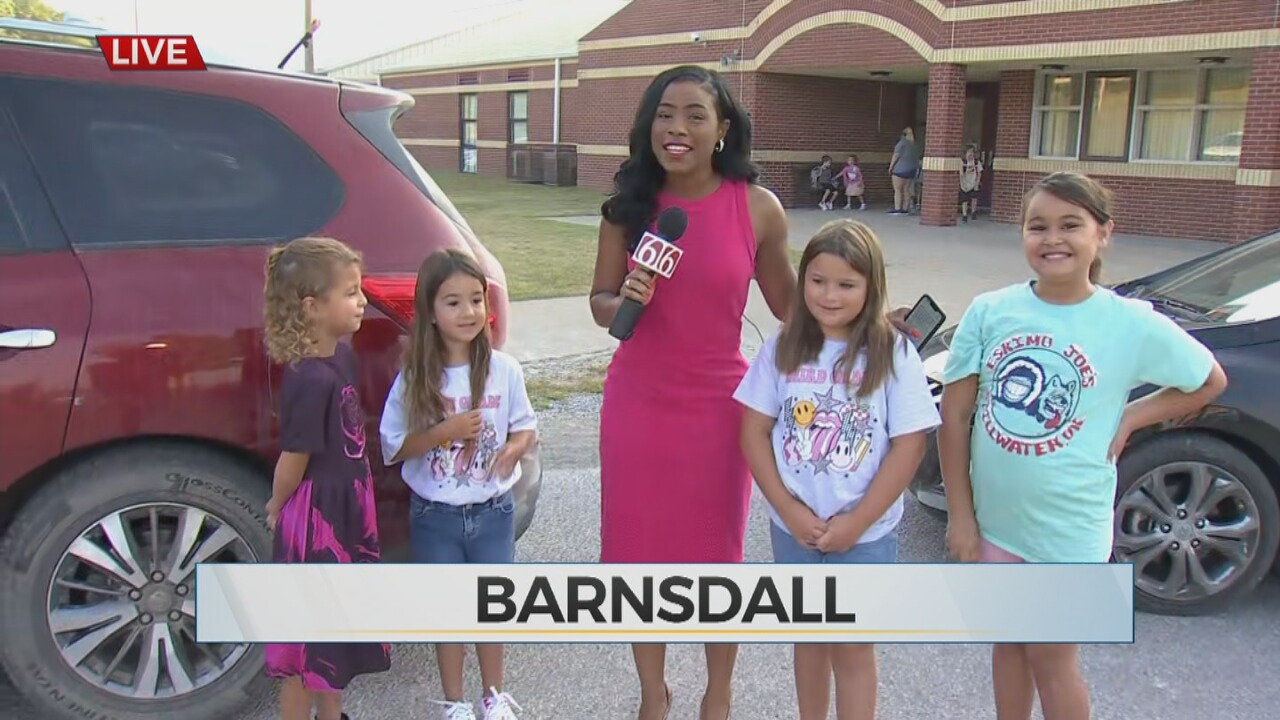 Barnsdall Students Return For First Day Back At School After Destructive Tornado