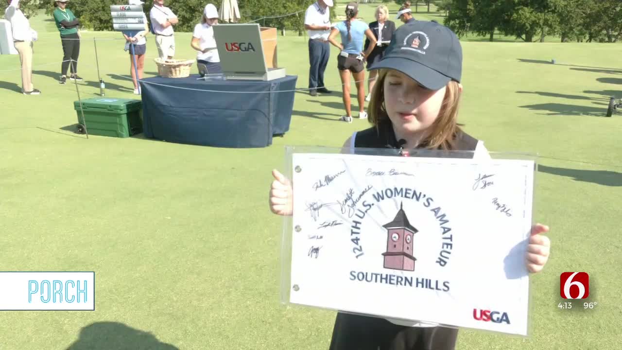 Golf Fans Cheer On U.S. Women's Amateur Players