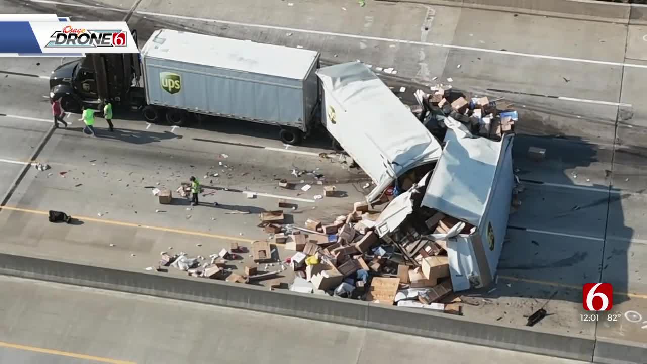 Traffic Slowly Reopens After Fatal Multi-Semi Crash In I-44