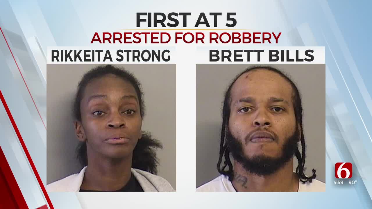 Home health aide and boyfriend arrested in robbery of Tulsa woman