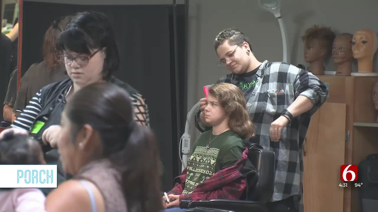 Porch: Clary Sage College In Tulsa Offers Free Back-To-School Haircuts For Students