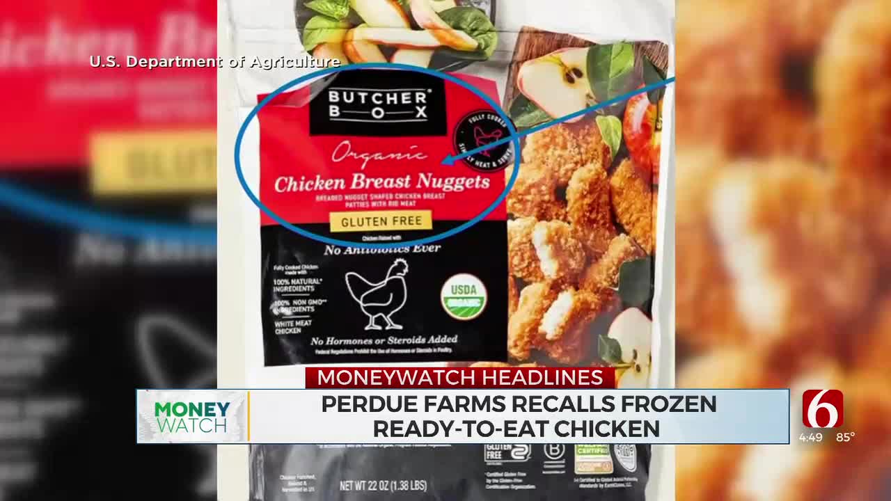 Perdue Recalls More Than 167,000 Pounds Of Frozen Chicken Nuggets, Tenders