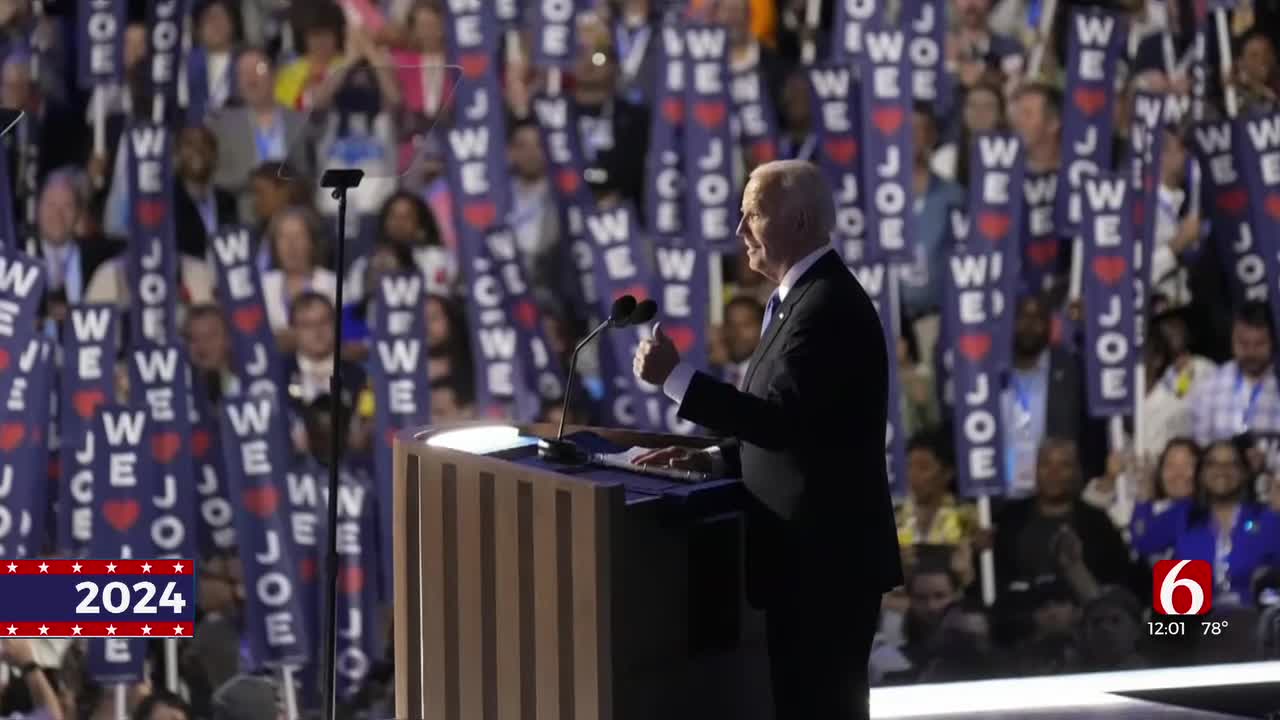 Democratic National Convention: Biden Takes The Stage To Deliver Night 1 Closing Remarks