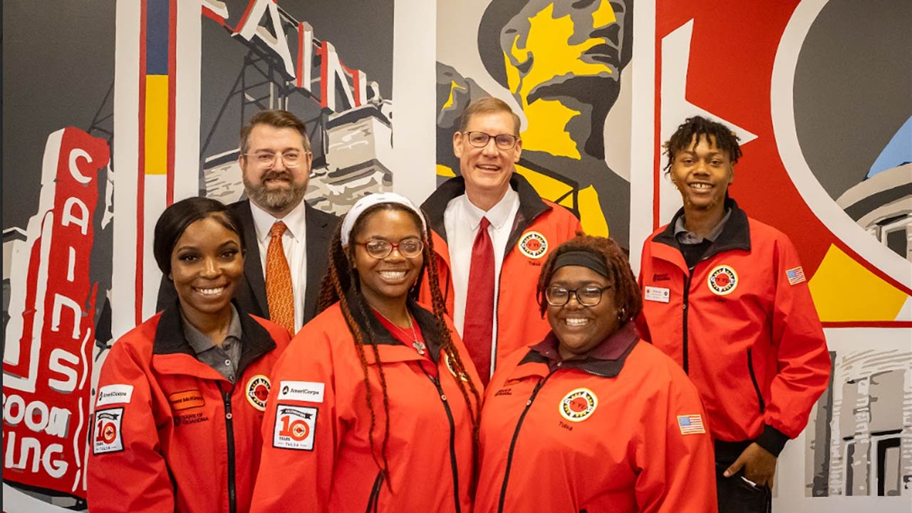 Tulsa's McLain High School Welcomed Back BOK Financial Employees