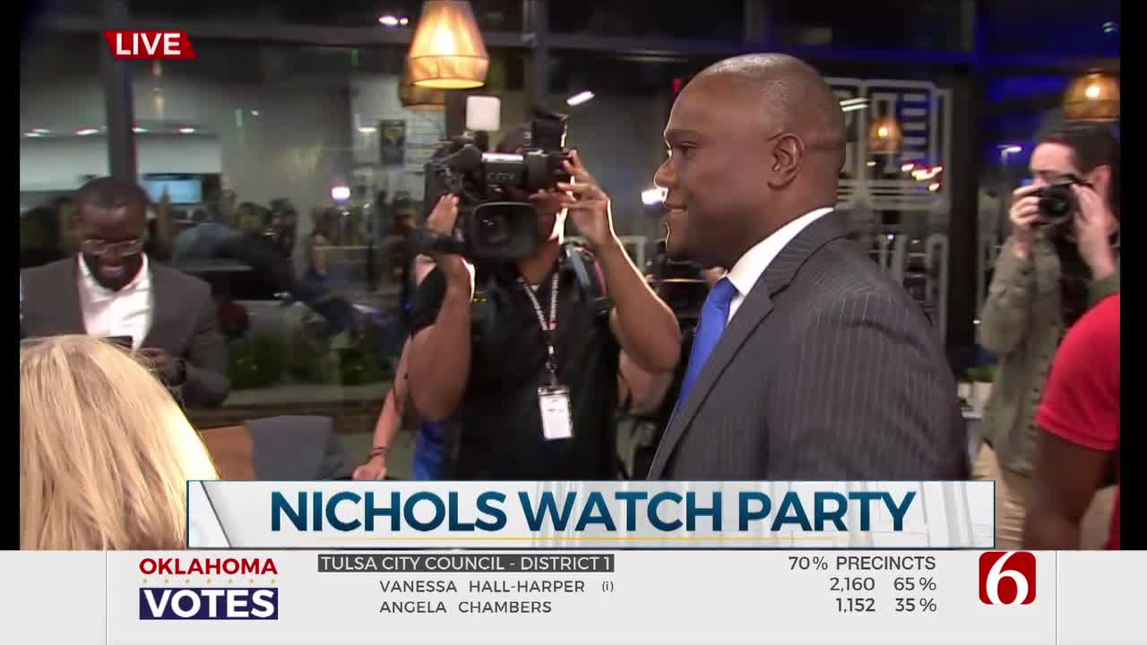 Watch: Tulsa Mayoral Candidate Monroe Nichols Secures Enough Votes For Runoff Election